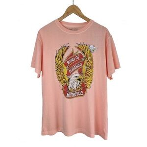 Newtone Trucker Tee Shirt - Durango - in peach